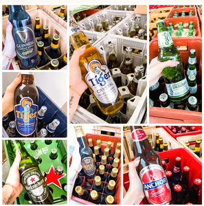 Bcgf máquina de enchimento de cerveja líquida, 8-6-1 500bph 3 em 1 automática 330ml garrafa de vidro de pequena escala máquina de enchimento de água - Product Image 2