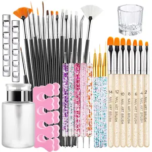 Ensemble de pinceaux à ongles en Gel, stylo de sculpture, outil de peinture pour manucure, brosses à ongles de beauté, vente en gros, outil professionnel, Offre Spéciale