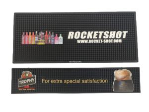 Customizable <b>Silicone</b> PVC Pub Rubber Bar Spill Mat Beer Rail Mat Drip Tray Non Slip Service <b>Pad</b> Table Mat Placemat Coaster - Product Image 1