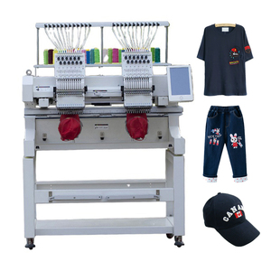 DISEN Automatic NEW Professional High Speed 1200rpm Sewing Cap Embroidery <b>Machine</b> Used Computerized 2 Head Embroidery <b>Machines</b> - Product Image 4