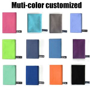 Serviette de sport en microfibre à séchage rapide avec logo personnalisé pour la gym, vente en gros, bande élastique - Product Image 2