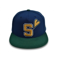 Casquette Snapback 5 Panneaux en Coton 100% avec Broderie 3D et Impression Sérigraphique, Style Hip Hop/Casual, pour le Sport et les Activités de Plein Air