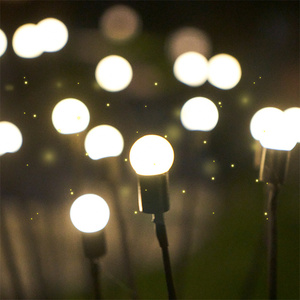 Feu d'artifice solaire LED extérieur, lucioles, pelouse, jardin, cour, décoration de paysage, lumière d'ambiance, lumières de balancement, vent - Product Image 3