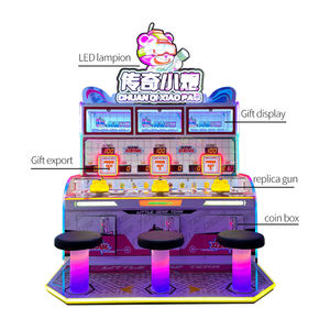 Máquina de Arcade de Disparos para 3 Jugadores Chuan <span class=keywords><strong>Qi</strong></span> Xiao <span class=keywords><strong>Pao</strong></span> |   Juego de Tiro Interactivo Comercial con Luces LED para Centros de Juego - Product Image 5