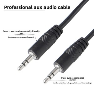 Câble <span class=keywords><strong>audio</strong></span> stéréo de 1m 3.5mm avec gaine en PVC Extension <span class=keywords><strong>audio</strong></span> auxiliaire à quatre sections mâle à mâle et mâle à femelle <span class=keywords><strong>pour</strong></span> <span class=keywords><strong>casque</strong></span> d'écoute - Product Image 2