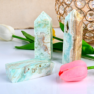 คริสตัลเฮมิมอร์ไฟต์ทรงโอเบลิสก์ธรรมชาติขายส่ง - Product Image 6