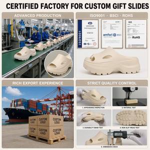 Claquettes plateforme en EVA personnalisables avec logo, vente en gros pour la plage, les fêtes au bord de la <span class=keywords><strong>piscine</strong></span>, les hôtels, les complexes hôteliers, les événements de marque, les cadeaux promotionnels d'entreprise - Product Image 5