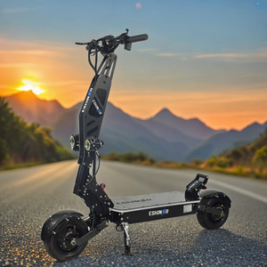 2025 New Dropshipping 72V Dual Motor Adult <b>E</b> <b>Scooter</b> 30Ah 40Ah Long Range 60-120km 11 Inch <b>Off</b> <b>Road</b> Foldable <b>Scooter</b> - Product Image 1