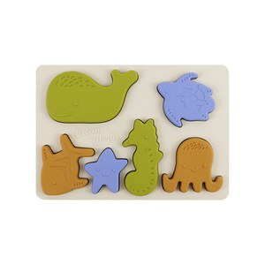Prezzo di fabbrica in Silicone giocattolo oceano 3d <span class=keywords><strong>Puzzle</strong></span> per bambini giocattoli cognitivi per educazione precoce animali marini giocattoli per bambini per 0-6 anni - Product Image 2