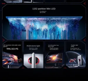 Moniteur de jeu Xiaomi Redmi G Pro Mini-LED 27 pouces à écran large 1440p 180Hz avec <span class=keywords><strong>DisplayPort</strong></span> 2.1 - Product Image 4