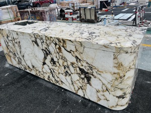 Mármol Calacatta Viola de Lujo y Belleza Italiana, Isla de Cocina Viola para Villa o <span class=keywords><strong>Bar</strong></span> - Product Image 2