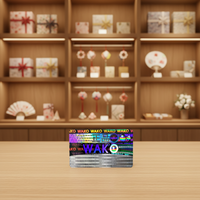 Étiquette cosmétique personnalisée en PVC 3D holographique multi-formes, fabriquée en Chine, avec estampage à chaud doré, logo personnalisé, autocollant adhésif enduit KC