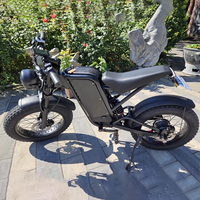 Vélo électrique tout-terrain à pneus larges de 20 pouces, 500W, à bas prix, pour la montagne et les trajets en ville