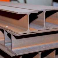 SS400 JIS GB/T 200*100*5.5*8 160*88*6 180*94*6.5 poutres en H en acier à bas prix pour les planchers d'usine de bâtiments à ossature