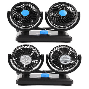 Ventilateur de voiture et de bureau électrique Mitchell 2019 - Personnalisé, haute vitesse, refroidissement automatique, DC 12V 24V, portable, double tête, en ABS, faible bruit, 150W - Product Image 5