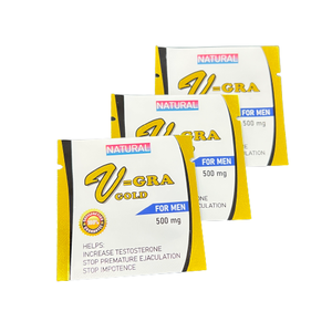 Erkek geliştirme hapları boş poşet Tablet erkekler geliştirme hap ambalaj 500mg boş yenilebilir çanta - Product Image 5