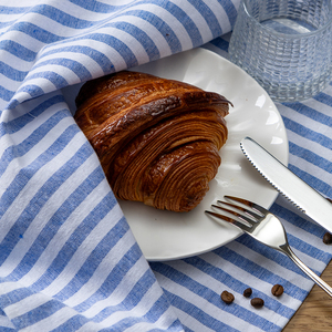 Essuie-tout de cuisine multifonctionnel en coton tissé rayé de style européen, antimicrobien, absorbant et rembourré, avec design personnalisé - Product Image 4