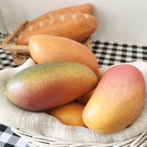 ผักและผลไม้ประดิษฐ์ตกแต่งบ้านเครื่องประดับ<span class=keywords><strong>มะม่วง</strong></span><span class=keywords><strong>ปลอม</strong></span>อุปกรณ์ประกอบฉากการถ่ายภาพผลไม้ประดิษฐ์ - Product Image 4