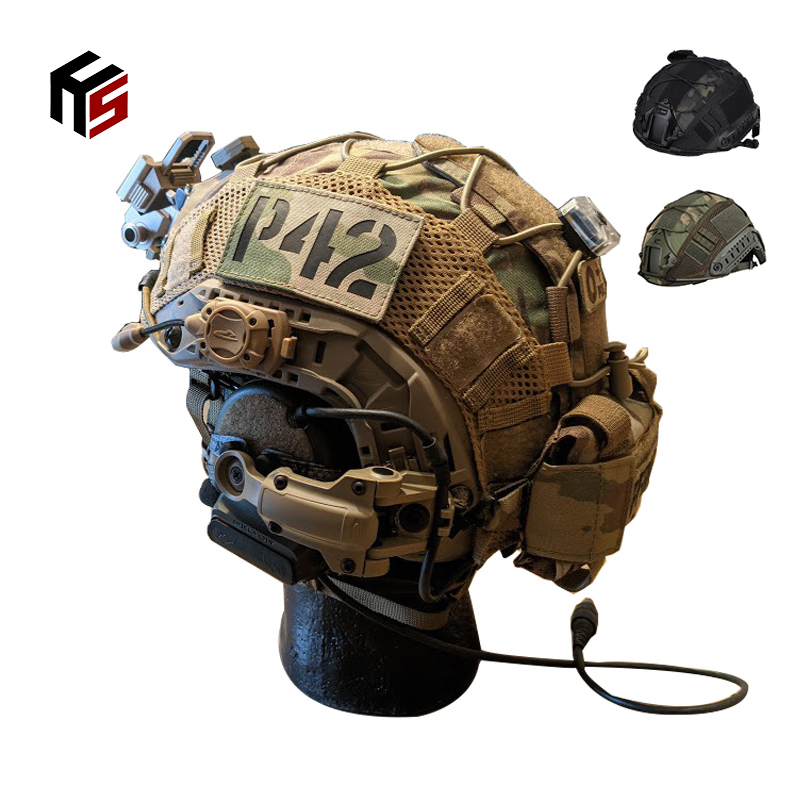 Камуфляжный тактический Чехол для шлема без шлема, Спорт на открытом воздухе, бой