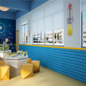 <span class=keywords><strong>Carta</strong></span> da Parati 3D <span class=keywords><strong>per</strong></span> Decorazione Casa, <span class=keywords><strong>Adesiva</strong></span>, Effetto Mattoni in Schiuma, Protezione Pareti - Product Image 4