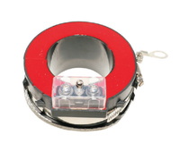 Transformateur de courant monophasé LMZK-10, barre omnibus, protection par relais en résine époxy rouge, 5-600A, 0.5, 3, 10P5, 10P10, 10P15