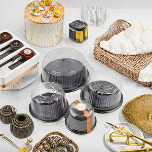 Dùng một lần rõ ràng hộp nhựa cho bánh bánh sinh nhật vòng bánh container - Product Image 2