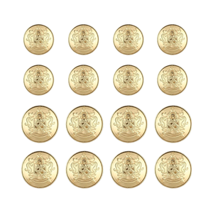 16pcs 골드 빈티지 금속 버튼 블레이저 레트로 합금 장식 황동 재봉 손잡이 생크 남성용 여성용 여름 전통 - Product Image 1