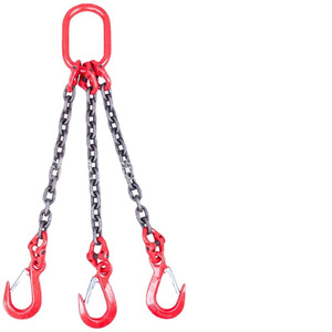 Chaînes de levage G80 G100 en acier soudé certifiées EN818-2, facteur de sécurité 4:1, galvanisées à chaud, différentes tailles, pour levage en hauteur - Product Image 3