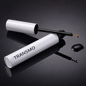 Tubes vides en plastique blanc de 6 ml avec bouchons plaqués pour sérum de croissance des cils, eye-liner, emballage cosmétique - Product Image 4