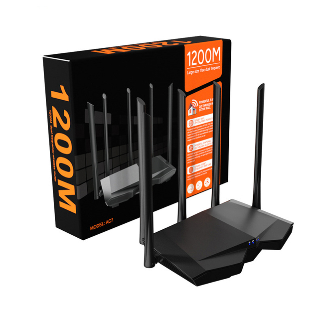 Tenda AC7 AC1200 Smart Dual Band WiFi Router High Speed 1200Mbps Wireless Internet for Home Office Gaming
