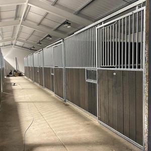 ใหม่ใช้ที่กำบังหลังคาที่มั่นคงม้ากลางแจ้งแบบพกพาอุปกรณ์การแต่งกายแบบประหยัดสำหรับสโมสรขี่ม้าขึ้นเครื่องที่มั่นคงสำหรับม้า - Product Image 1