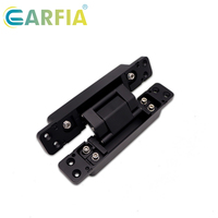 Charnière de porte dissimulée de porte en bois réglable en trois dimensions charnières croisées de porte pliante