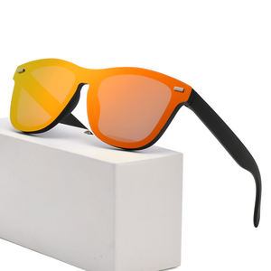 Модные стили Uv400 Мужские и женские зеркальные солнцезащитные очки с поляризованной оправой для ПК брендовые дизайнерские солнцезащитные очки - Product Image 3