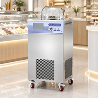 Machine à glace dure professionnelle de comptoir en acier inoxydable, congélateur à gelato pour café et pâtisserie