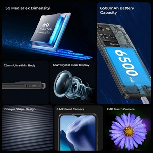 สมาร์ทโฟน WP50 5G LTE รุ่นทนทาน หน้าจอ FHD 6.6 นิ้ว แบตเตอรี่ 6500mAh กล้องหลัก 48MP ดีไซน์บางเฉียบ ความจุ 4+256GB ระบบปฏิบัติการ Android 14 Octa Core รองรับ CDMA พร้อมระบบสแกนใบหน้า - Product Image 3