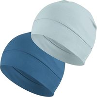 Casquettes de crâne en coton Bonnet léger Chapeaux de sommeil Respirant Casque Liner Running Hat