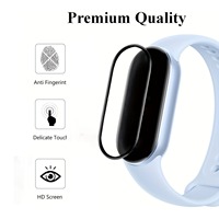 6 films protecteurs d'écran 3D ultra-fins et transparents HD sans bulles pour Xiaomi Smart Band 10