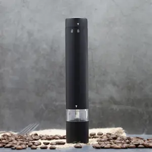 Hot Selling Portable Stainless Steel Electric Automatic Salt Pepper Grinder Mill For Camping Or Outdoors