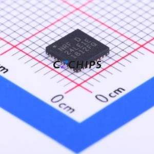 nRF24LE1-F16Q32-R Wireless Transceiver IC QFN-32-EP(5x5) RF I2C/ JTAG/ UART/ SPI General Purpose ISM >1GHz - Product Image 1