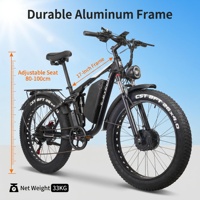 Vélo électrique haute puissance 52V 4000W avec double moteur sans balais, batterie lithium 32AH, VTT électrique pour adultes tout-terrain