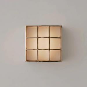 <b>Wall</b> Lamp Aluminum Alloy Acrylic Shade LED E27 Switch Control Bauhaus Retro Minimalist Bedroom <b>Bedside</b> <b>Light</b> - Product Image 1