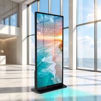 AIYOS Kurumsal Dijital Dizini Modern Resepsiyon Çözümü Özel Logolu Tam Ekran Dijital Tabela Ekranlı Totem Kiosk