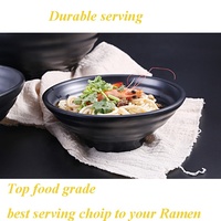 Offre Spéciale – Ensemble de Bols à Ramen Japonais en Mélamine Incassable de 8 Pouces – Vaisselle de Service en Plastique pour Nouilles