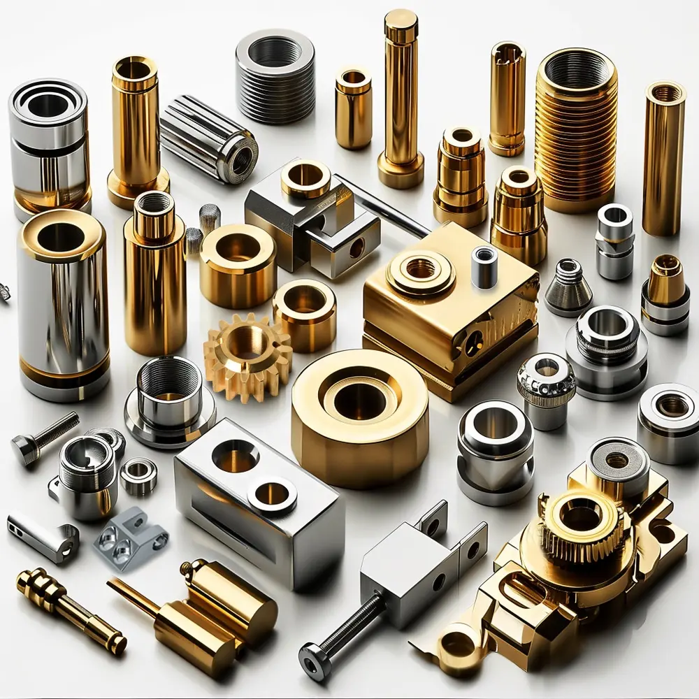 OEM&ODM Mass Production Cnc Machined Center Turning and Milling Metal Machining Parts Supplies Steel Brass Polish Bolt Part