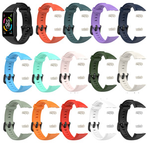 Bracelet pour <span class=keywords><strong>Huawei</strong></span> <span class=keywords><strong>Band</strong></span> <span class=keywords><strong>6</strong></span>, bracelet souple de sport, boucle de bracelet, bracelet de montre pour <span class=keywords><strong>Huawei</strong></span> Honor 7 <span class=keywords><strong>6</strong></span>, montre intelligente, accessoires de ceinture Correa - Product Image 4