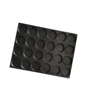 New design hamburger bread baking tray factory price non-stick bun tray hamburger pan