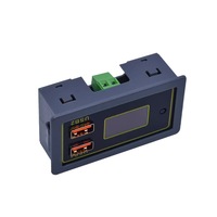 Pantalla de Voltaje y Nivel de Carga de Batería de Coche de 12V y 24V, Compatible con Carga Rápida Multiprotocolo USB para Baterías de Litio