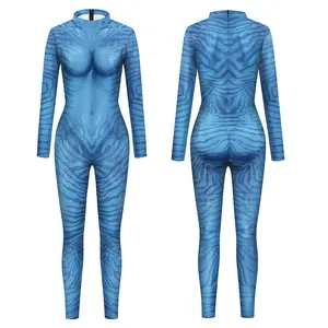 Hot sale TV/Movie Character novelty special use costume Sexy Halloween zentai bodysuit costumes for women and men