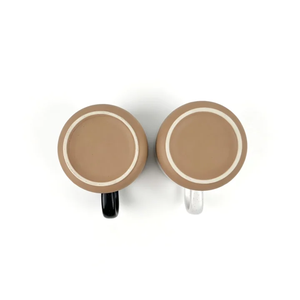 Taza de Café de Cerámica Blanca y Negra de 350 ml a Precio de Fábrica, Apta para Alimentos, Apta para Microondas y Lavavajillas, Bonita Taza de Regalo Empresarial con Logotipo Personalizado - Product Image 5
