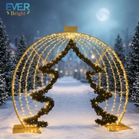 Arche lumineuse de Noël à LED en PVC personnalisée, pour l'intérieur et l'extérieur, étanche IP65, certifiée CE, décoration de paysage, Halloween, décoration de la maison